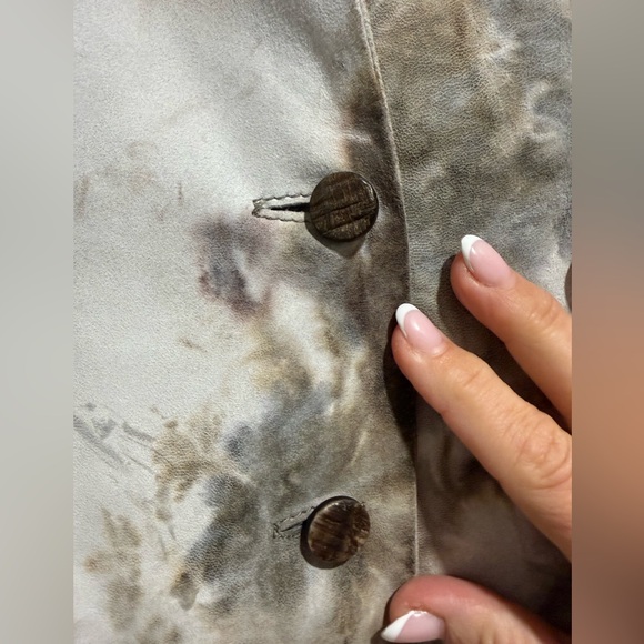 Giorgio Brato Tie Dye Leather Jacket - Picture 12 of 16